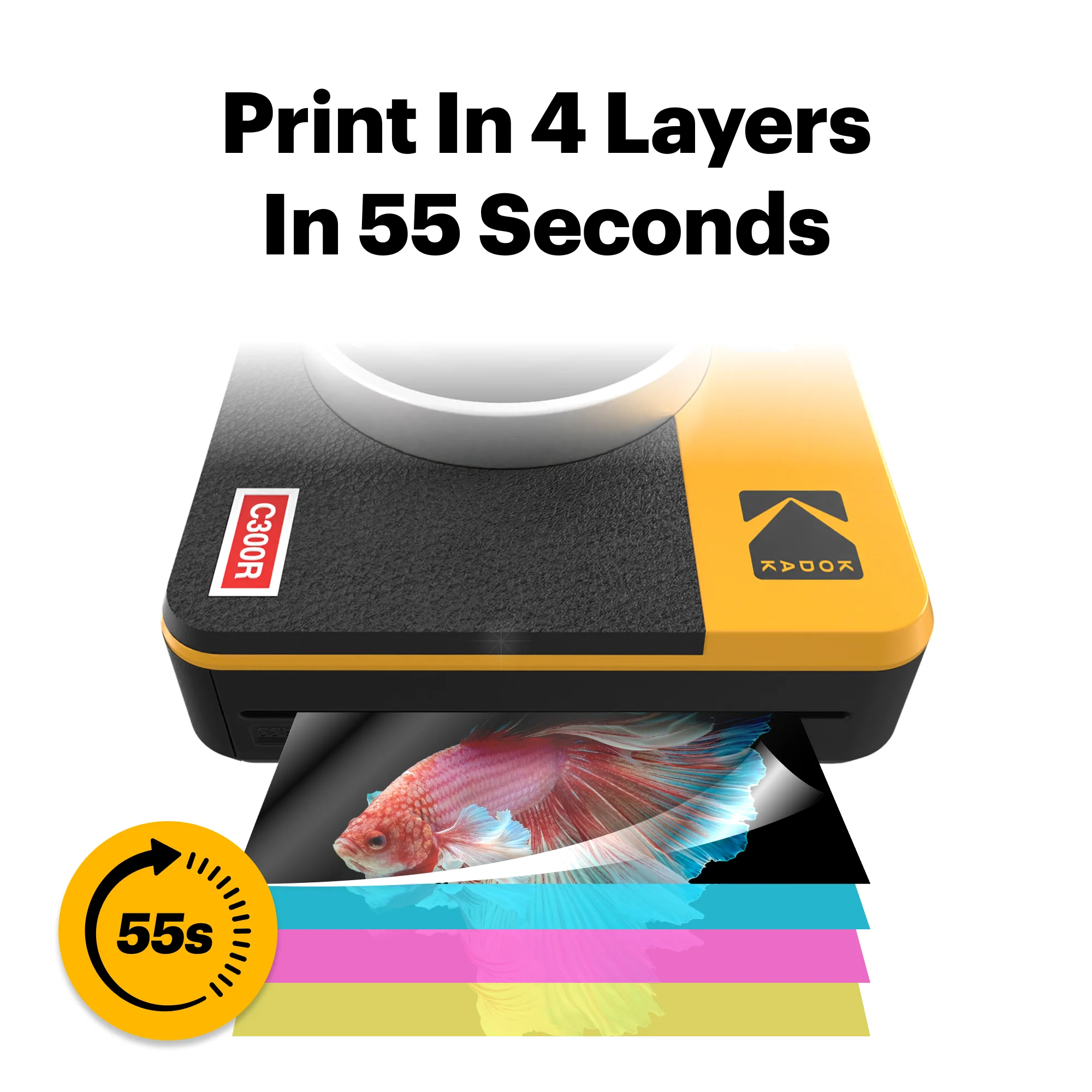 KODAK Mini Shot 3 Retro 3x3 Inch C300R 38 Sheet Gift Bundle - Image 4