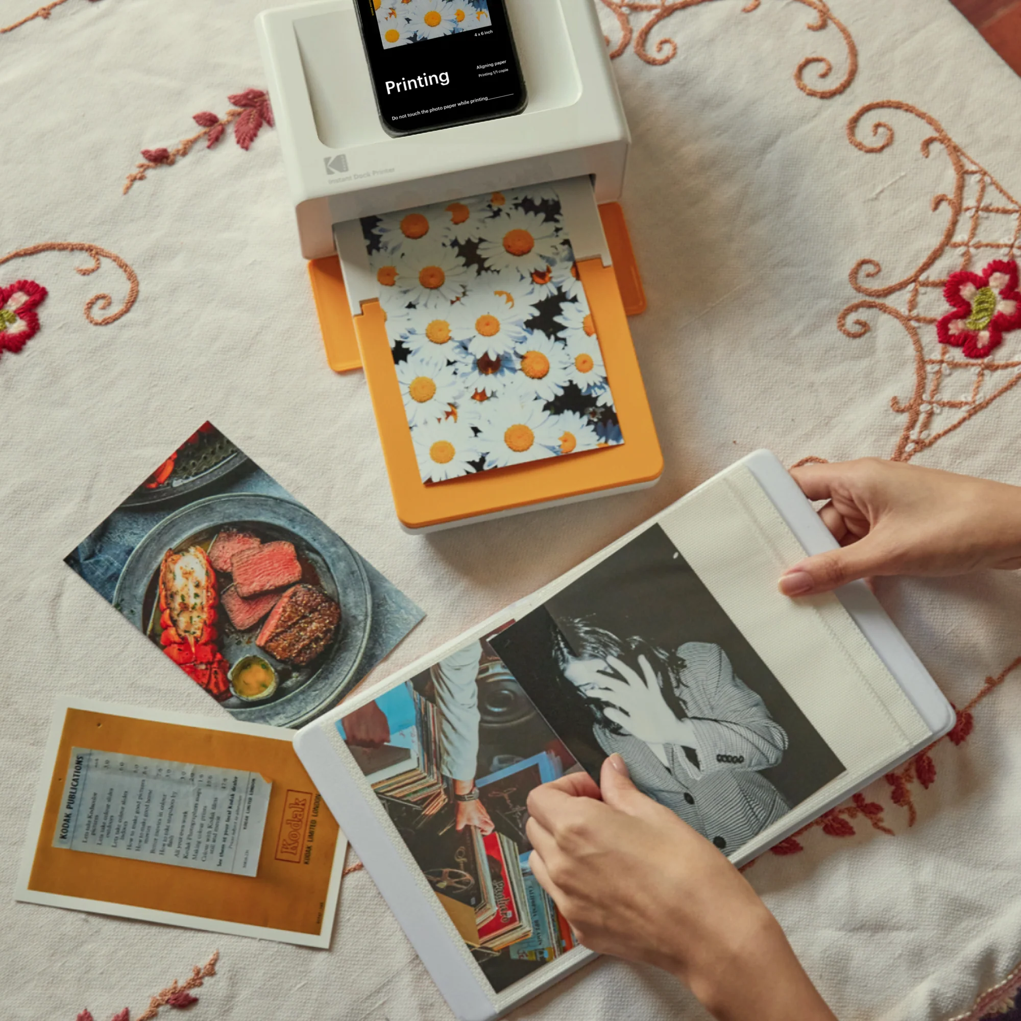 KODAK Dock Plus Retro 4x6 Inch PD460 Photo Printer 50 Sheet Bundle - Image 9