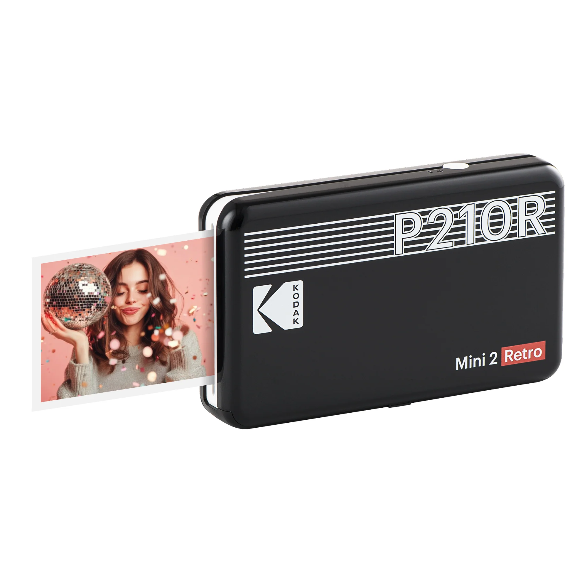 KODAK Mini 2 Retro 2.1x3.4 Inch Printer P210R - Image 3