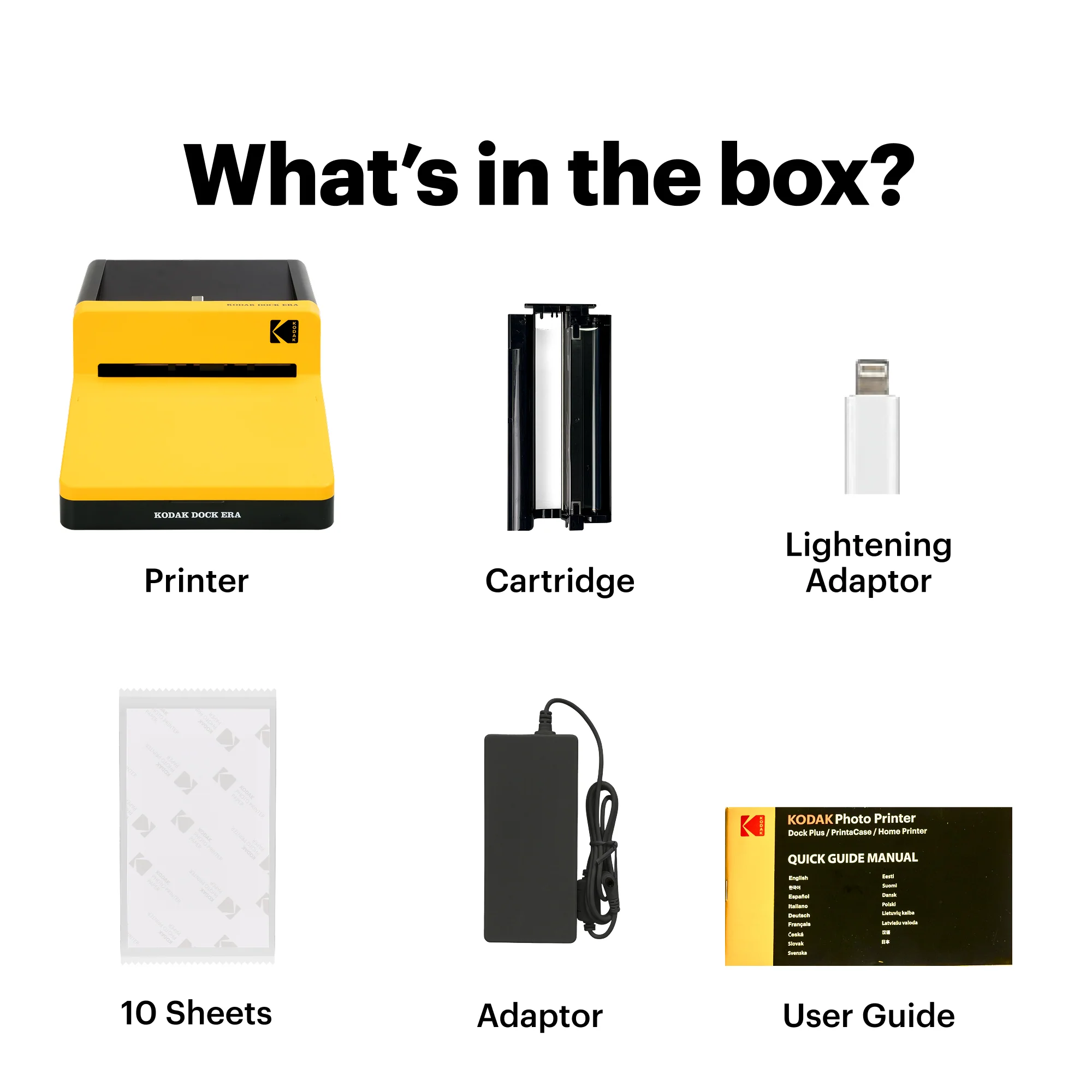 KODAK Dock Era 4x6 Inch D600 Photo Printer - Image 9