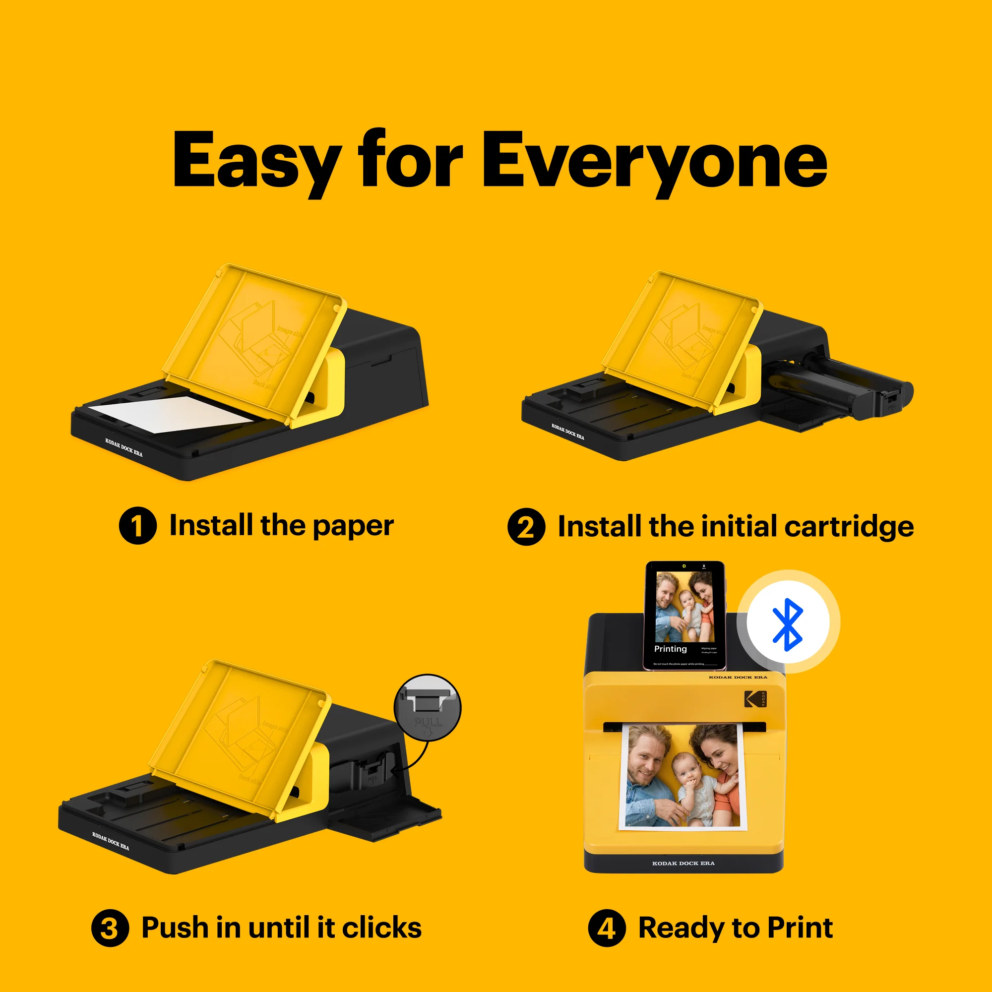 KODAK Dock Era 4x6 Inch D600 Photo Printer 50 Sheet Bundle - Image 5