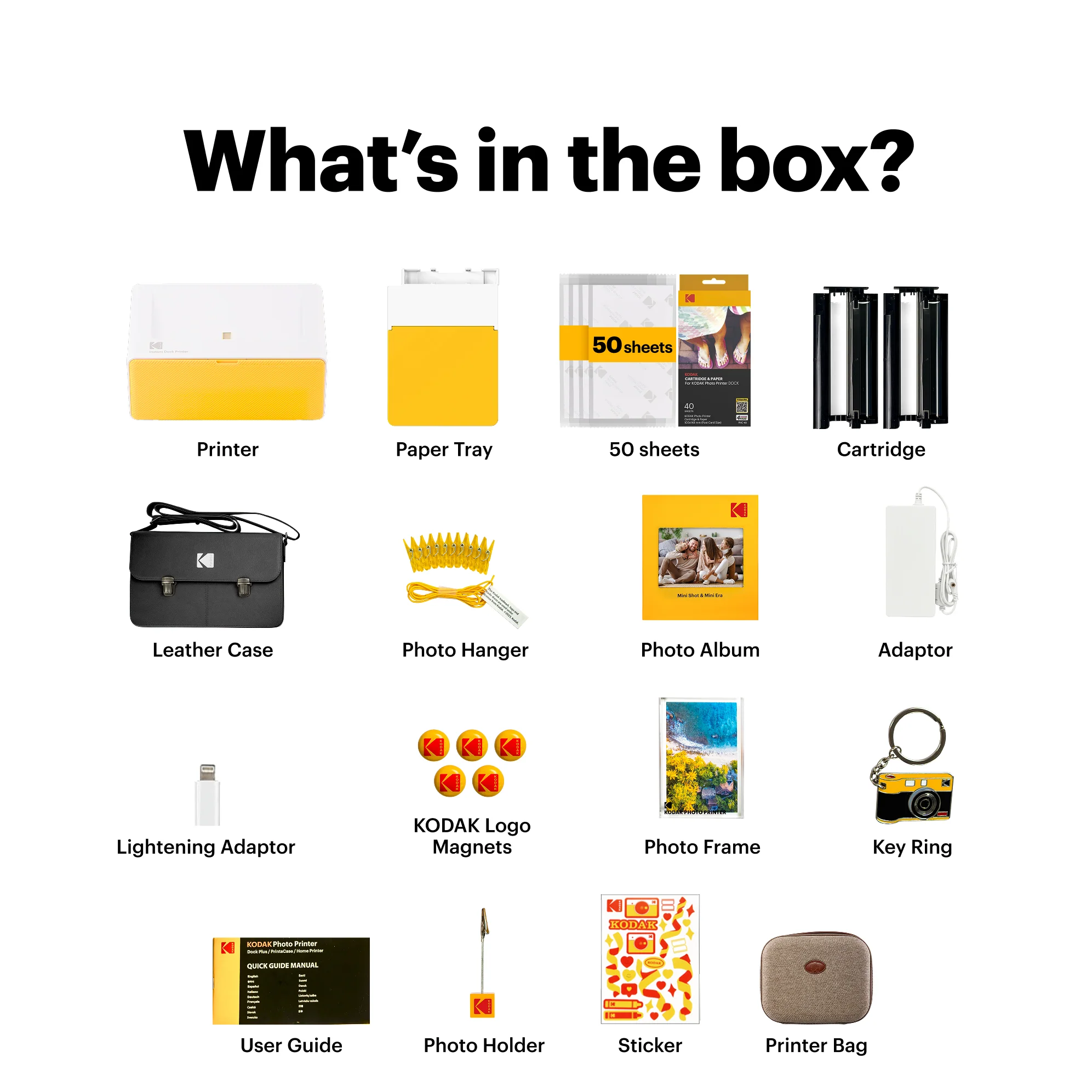 KODAK Dock Plus Retro 4x6 Inch PD460 Photo Printer 50 Sheet Gift Bundle - Image 10