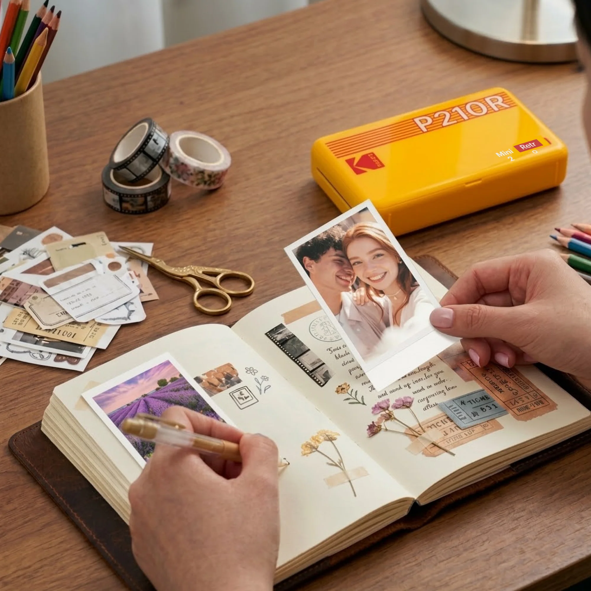 KODAK Mini 2 Retro 2.1x3.4 Inch Printer P210R 38 Sheet Bundle - Image 12